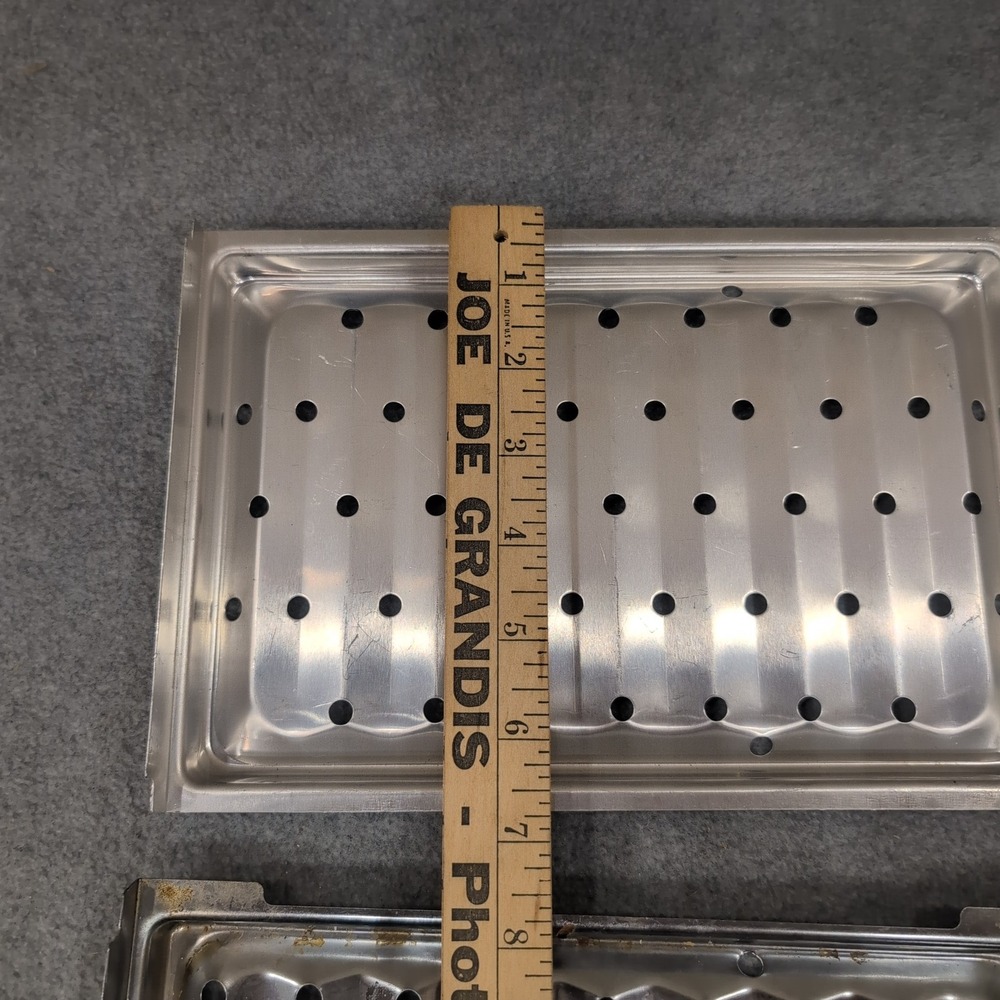 Stainless Steel Toaster Oven Grate Replacement Broiler Pan Set of 2 NA311 - Picture 3 of 5